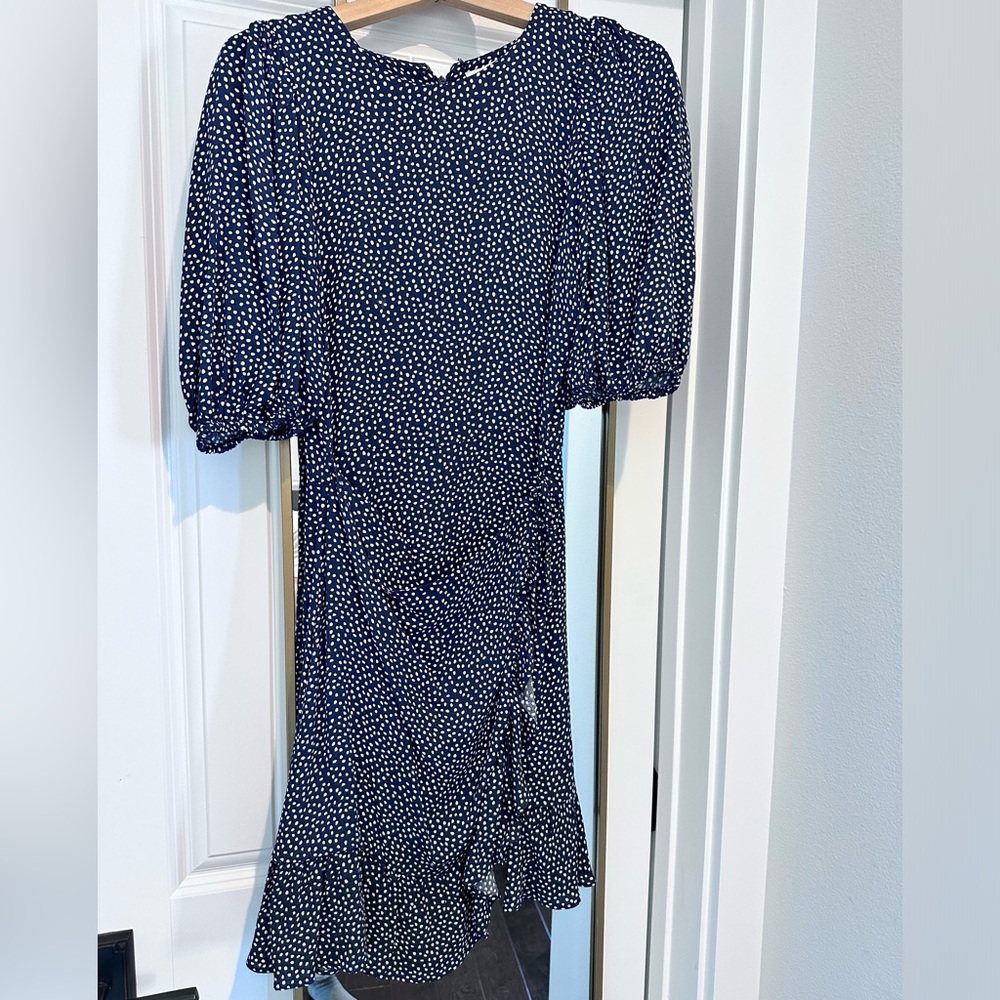 & other stories mini wrap dress